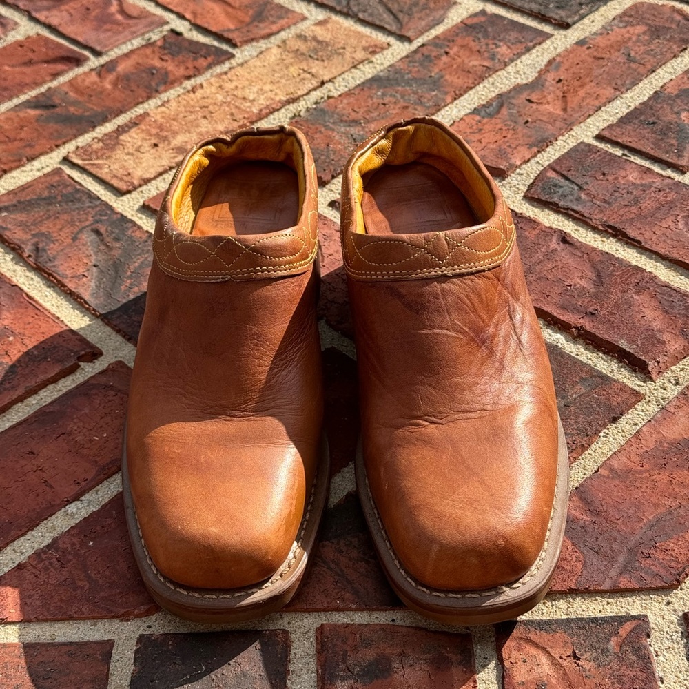 Vintage Frye Campus Mule Clogs